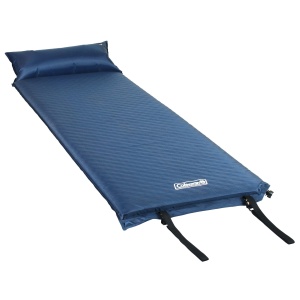 Saltea Camping Auto-umflabila Coleman cu Perna, 193x63.5x6.3 cm, Albastra