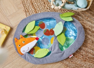 Saltea de joaca HABA Wasser-Spielmatte Waldfreunde pentru bebelusi umplere cu apa stimulare motorica - Img 2