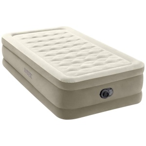 Saltea gonflabila Intex Twin Ultra Plush, 99 cm x 191 cm x 46 cm, cu pompa electrica