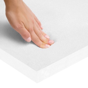 Saltea hexagonala pentru tarc copii Roba 112x97 cm Husa detasabila Alb matlasat - Img 8