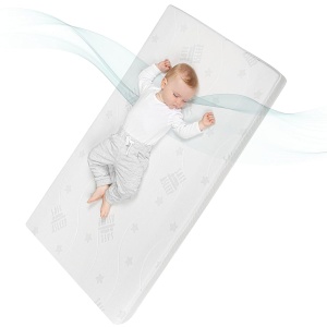 Saltea pentru patuturi copii roba Air Balance Plus 60 x 120 cm, material 3D, lavabil