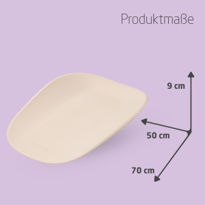 Saltea pentru schimbat bebelusi Maxi-Cosi Mavis 50x70cm, cu margini inalte, culoare Terra - Img 7