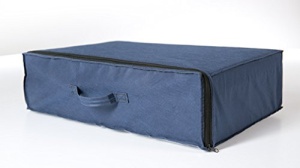 Saltea pliabila pentru patut de calatorie Roba 60x120 cm albastra cu husa detasabila - Img 9