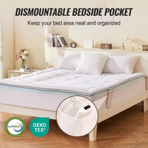 Saltea VEVOR Queen Size 6080B13 762 mm Memory Foam Ergonomica Husa Detasabila - Img 4