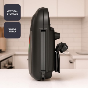 Sandwich Maker BLACKDECKER BXSA753 750W Placi Antiaderente Compact si Usor de Depozitat - Img 4
