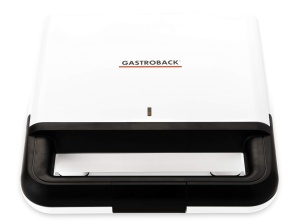 Sandwich Maker Gastroback 42443, 750W, compact, albnegru