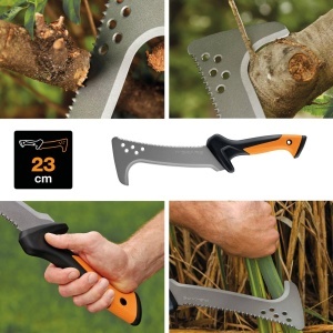 Sapa Fiskars 1051233, 45 cm, cu lama de 23 cm, negruorange - Img 2