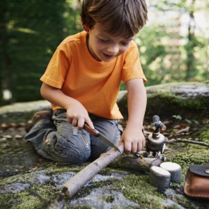 Sapa pentru copii HABA Terra Kids, 24 cm, din otel inoxidabil, pentru 6 ani - Img 4