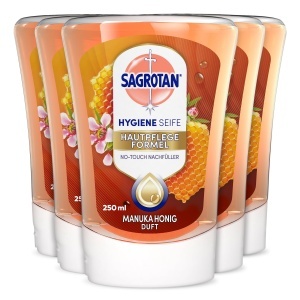 Sapun lichid Sagrotan Manuka Honig 5 x 250 ml Hidratant si antibacterian