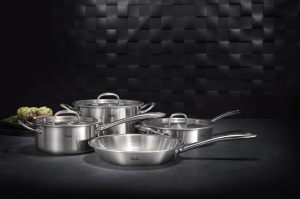 Sauteuse Fissler M5 Pro-Ply 24 cm, inox 1810, inductie, capacitate mare - Img 6