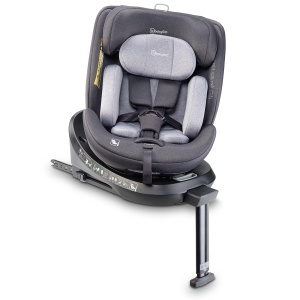 Scaun auto babyGO Move360, I-Size, 40-150 cm, gri - Img 4