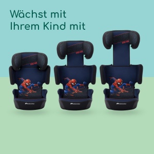 Scaun auto Bebeconfort Marvel RoadSafe i-Size, 3.5-12 ani, design Spider-Man, usor si pliabil - Img 3