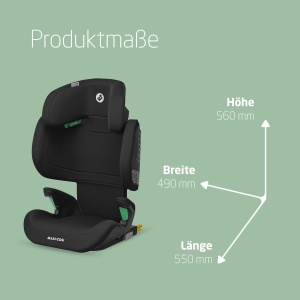 Scaun auto copii Maxi-Cosi RodiFix M i-Size, 3,5-12 ani, 100-150 cm, negru, cu ISOFIX si protectie laterala G-CELL - Img 7