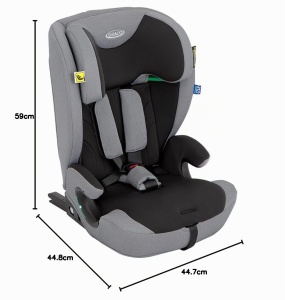 Scaun auto Graco Energi i-Size R129, 76-150 cm, Meteor, cu ISOFIX - Img 9