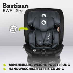 Scaun Auto Lionelo Bastiaan RWF 0-36 kg Rotire 360deg ISOFIX i-Size R129 - Img 8