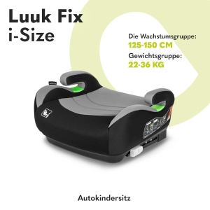 Scaun auto LIONELO LUUK FIX i-Size pentru copii, 22-36 kg, cu ISOFIX - Img 2