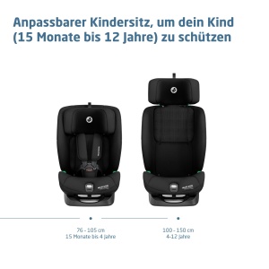 Scaun Auto Maxi-Cosi Titan S Comfort i-Size, Negru, 15 luni - 12 ani - Img 2