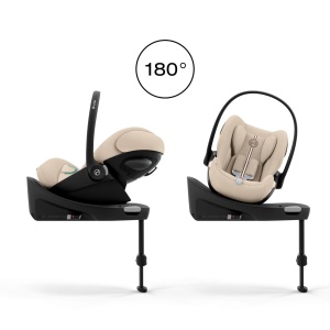 Scaun auto pentru bebelusi CYBEX Gold Cloud G3 Plus, Almond Beige, 0-13 kg - Img 3