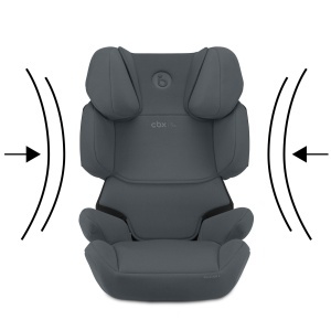 Scaun auto pentru copii CBX by CYBEX Solution X i-Fix, 3-12 ani, 15-50 kg, Gri - Img 8