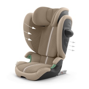 Scaun Auto pentru Copii CYBEX Gold Solution G2 Plus, 3-12 ani, Almond Beige - Img 4