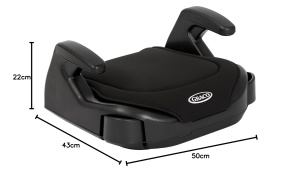 Scaun auto pentru copii Graco Booster Basic R129, 135-150 cm, negru - Img 7