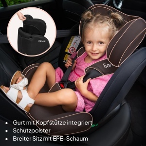Scaun auto pentru copii Lionelo Bastiaan i-Size 0-36 kg Isofix rotativ 360deg negru - Img 9