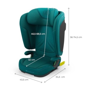 Scaun auto pliabil Kinderkraft UNITY 2 i-Size 100-150 cm reglabil sistem AIR FLOW - Img 10