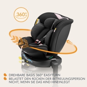 Scaun auto rotativ Lionelo Navy i-Size 360deg ISOFIX 40-150 cm reglabil - Img 6