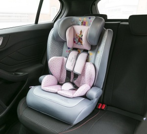 Scaun auto Tataway Disney Princesses I-Size R129, 76-150 cm, cu protectie laterala - Img 4