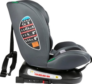 Scaun auto Tataway I-Size 40-150 cm, rotativ 360 grade, cu Isofix, grupa 0-1-2-3 - Img 4