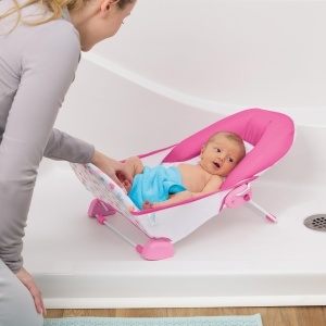 Scaun de baie pentru bebelusi Disney Baby Minnie Mouse, 2 pozitii, 0-6 luni, Bright Starts - Img 11
