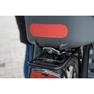 Scaun de bicicleta pentru copii FISCHER, 22kg, prindere rapida, grirosu - Img 5