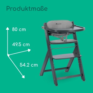 Scaun de masa Bebeconfort Timba 2, Ergonomic, Culoare Grey Mist, Pana la 110 kg - Img 9
