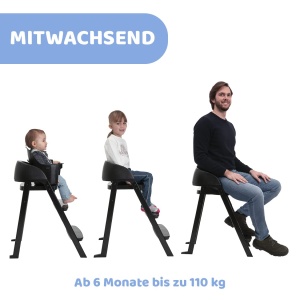 Scaun de masa evolutiv Chicco Crescendo Lite, 3 configuratii, compact si ajustabil - Img 2