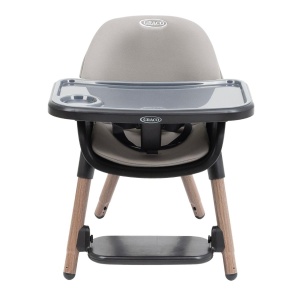 Scaun de masa Graco Presti 3-in-1 pliabil multifunctional Steeple Grey - Img 5