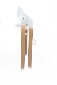 Scaun inalt pentru copii babyGO Levels, alb, design scandinav, 6 luni - 110 kg - Img 6