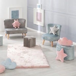 Scaun pentru copii roba Lil Sofa, culoare SkyHellblau, 27 cm inaltime - Img 13