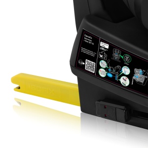 Scaun pentru copil pivotant LIONELO HARMONY I-SIZE 360deg pentru copii de la 40-150 cm, montare cu ISOFIX + stabilizare picior, reglare tetiera si spatar, insertie de reducere Dri-Seat - Img 7