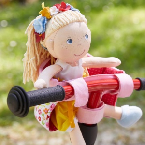 Scaun pentru papusi HABA 1304109001, cu prindere tip Velcro, pentru bicicleta si sanie - Img 6