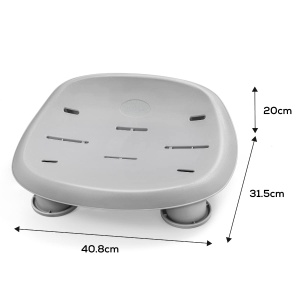 Scaun pentru spa Bestway LAY-Z-SPA Xtras 40,8 x 31,5 x 20 cm, Gri - Img 7