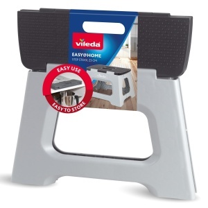 Scaun pliabil Vileda Tritthocker 23cm - capacitate 150kg, anti-alunecare