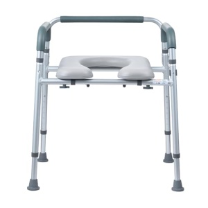 Scaun toaleta VEVOR FBL730211 Reglabil 7 trepte Capacitate 158 kg Eimer 58 L - Img 11