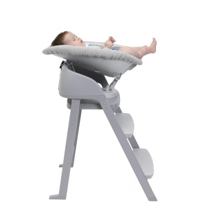 Scaun Wippe Crescendo Chicco, 2 pozitii de inclinare, Bio-bumbac, gri - Img 6