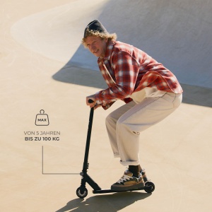 Scooter Kinderkraft Solis, pentru copii si adulti, constructie robusta, culoare verde - Img 3