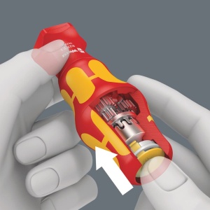 Screwdriver Wera Kraftform Kompakt Turbo i 1 TIE, Turbo-Functie, VDE, Getriebe din Otel - Img 7