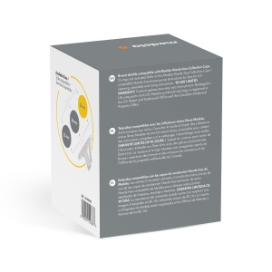 Scuturi pentru sani maini libere Medela 2 x scuturi pentru piept fara BPA pompe maini libere Medela accesorii pentru cupe de colectare maini libere 27 - Img 4