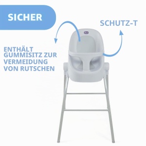 Sediu de dus pentru bebelusi Chicco Bubble Nest, gri, recomandat de la nastere pana la 11 kg - Img 5