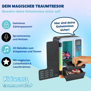 Seif pentru secrete VTech KidiSecrets Traumtresor Deluxe Negru - Img 2