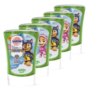 Seifon cu dozare automata Sagrotan Kids Apfel 5 x 250 ml, hidratanta
