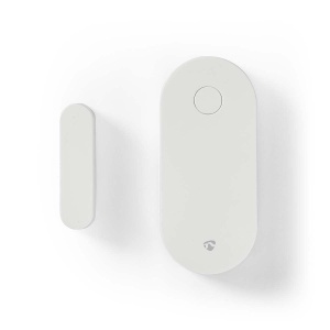Senzor pentru Usi si Feronerie Nedis Zigbee 3.0, Alb, Alimentat cu Baterii - Img 1